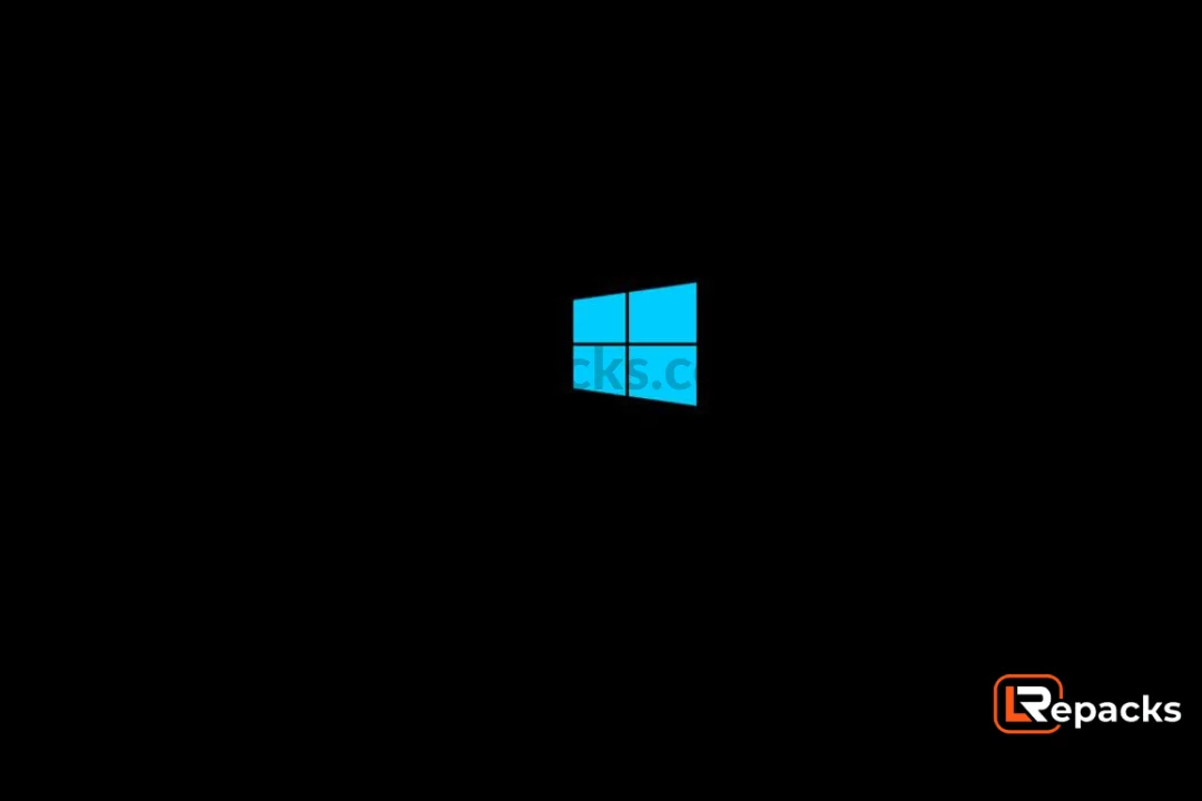 Логотип Windows 10 появится при чтении и загрузке файлов с загрузочного носителя.