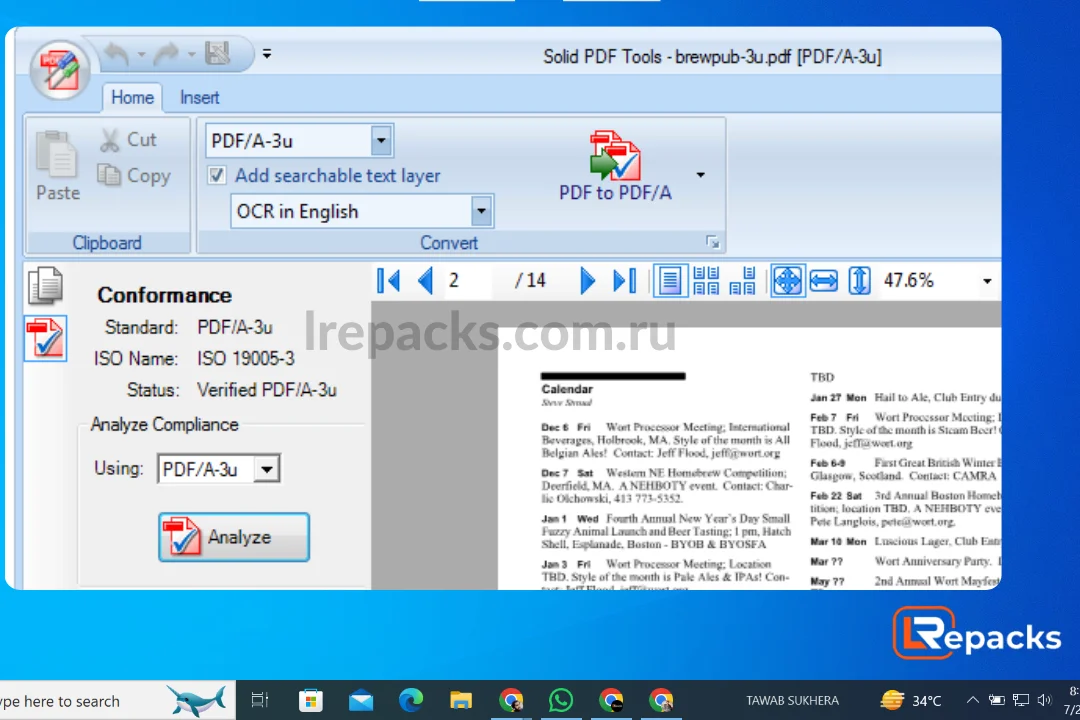 Solid PDF Tools и Solid PDF/A Express содержат превосходные инструменты создания, преобразования и проверки PDF/A.